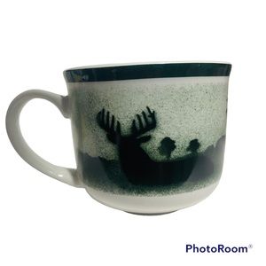 Thomas Norby Homestead Mug Lodge Stoneware Big Sky Carvers 3.25" Deer Fowl Buck